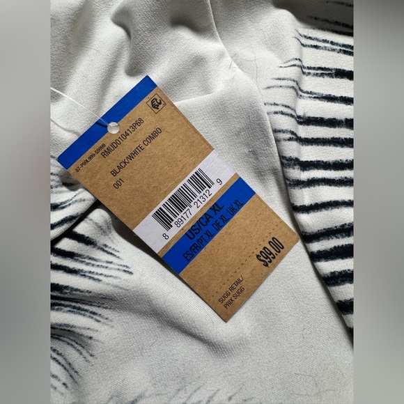 🔥 $99 Rachel Roy Womens Printed High-Low Bodycon Dress Sz XL B & W Combo 🔥 - Picture 3 of 3